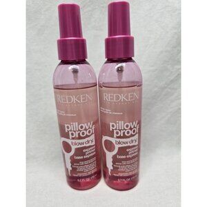 Redken Pillow Proof Blow Dry Express Primer 5.7 oz 170ML- LOT OF 2 BOTTLES.